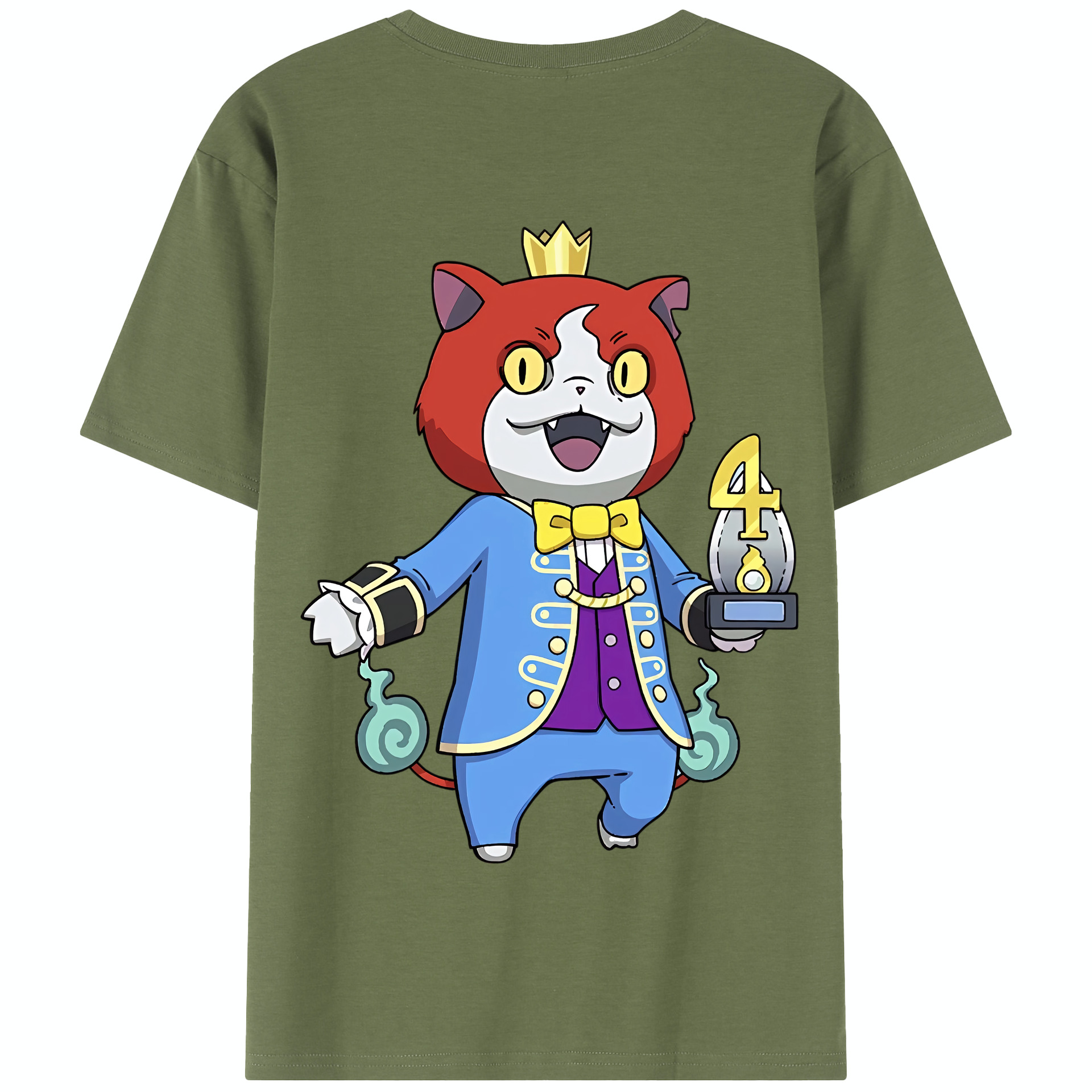 （画像用） 妖怪ウォッチ Yo-kai Watch 綿100％半袖Tシャツ（背面プリント）